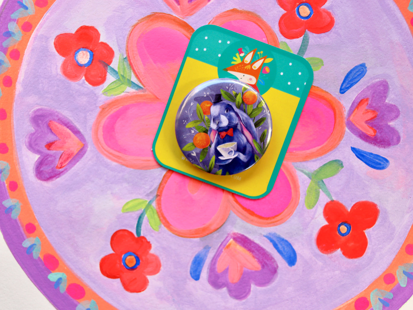 A Party! Set of pin buttons