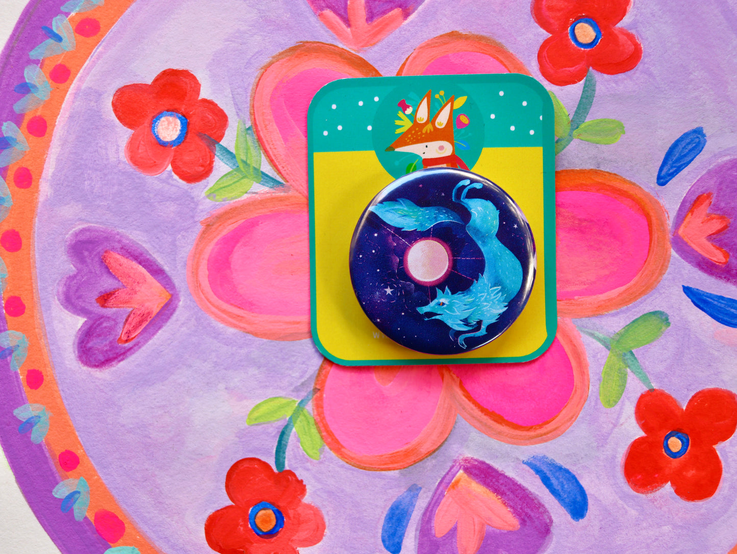 A Party! Set of pin buttons