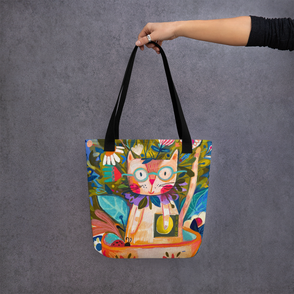 A cup of Meow - Tote bag