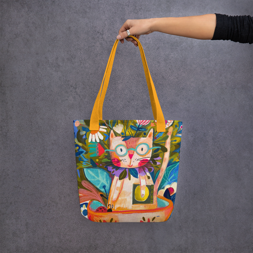 A cup of Meow - Tote bag