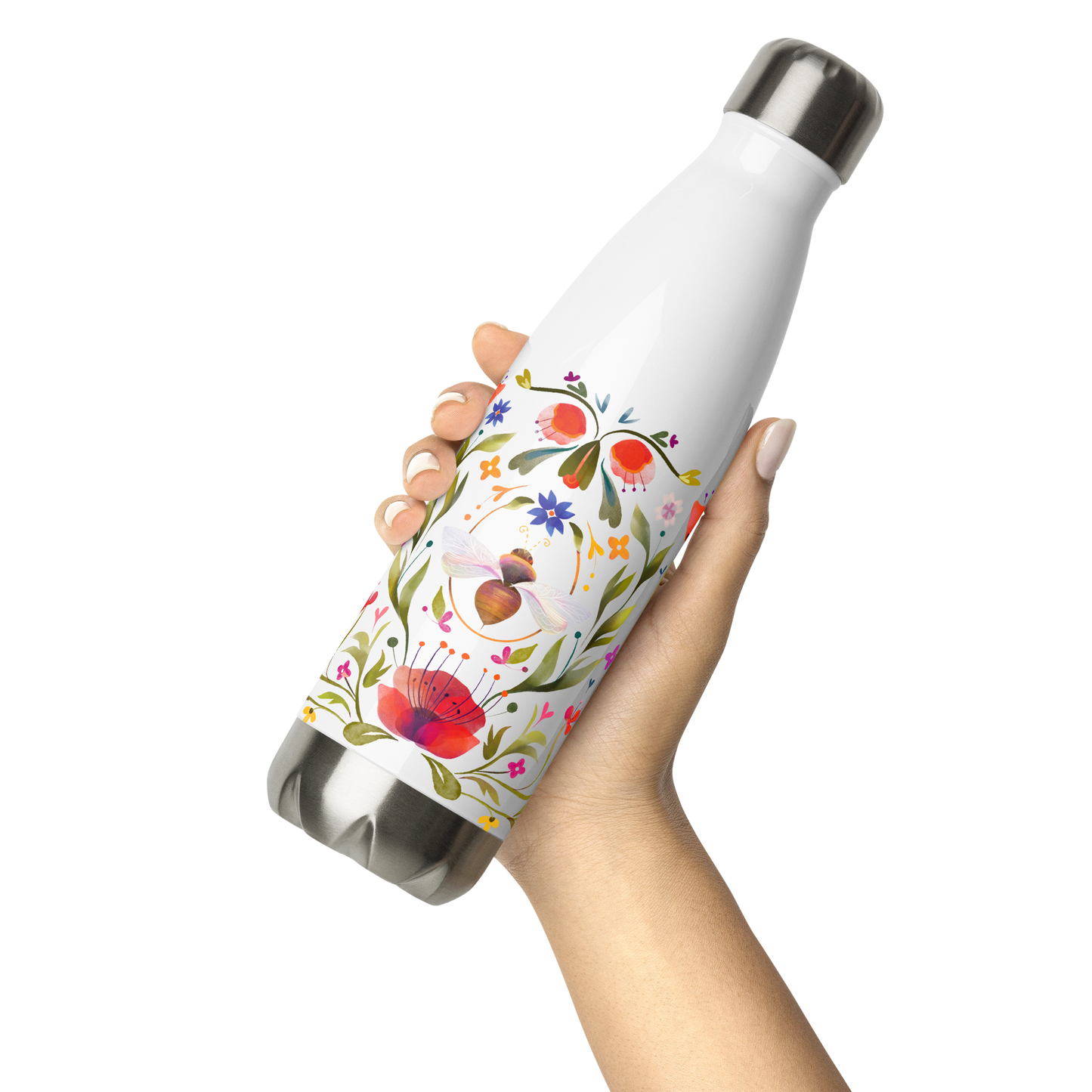 Bee, Stainless steel water bottle