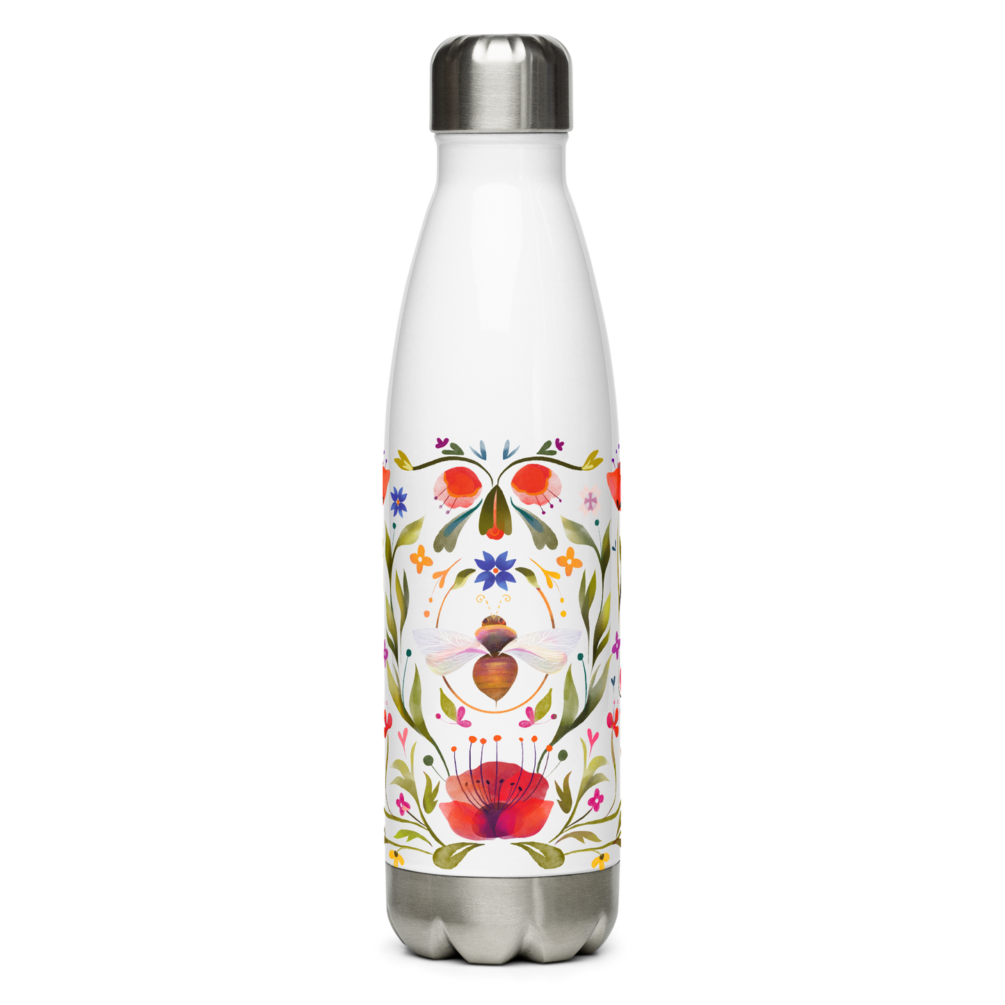 Bee, Stainless steel water bottle