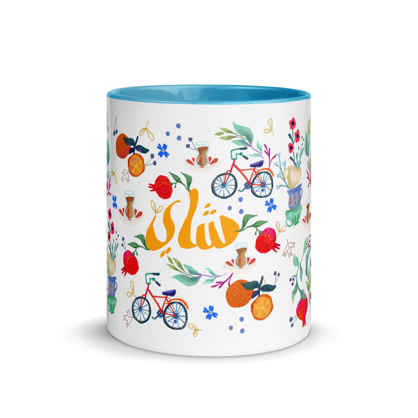tea time! Mug with Color Inside