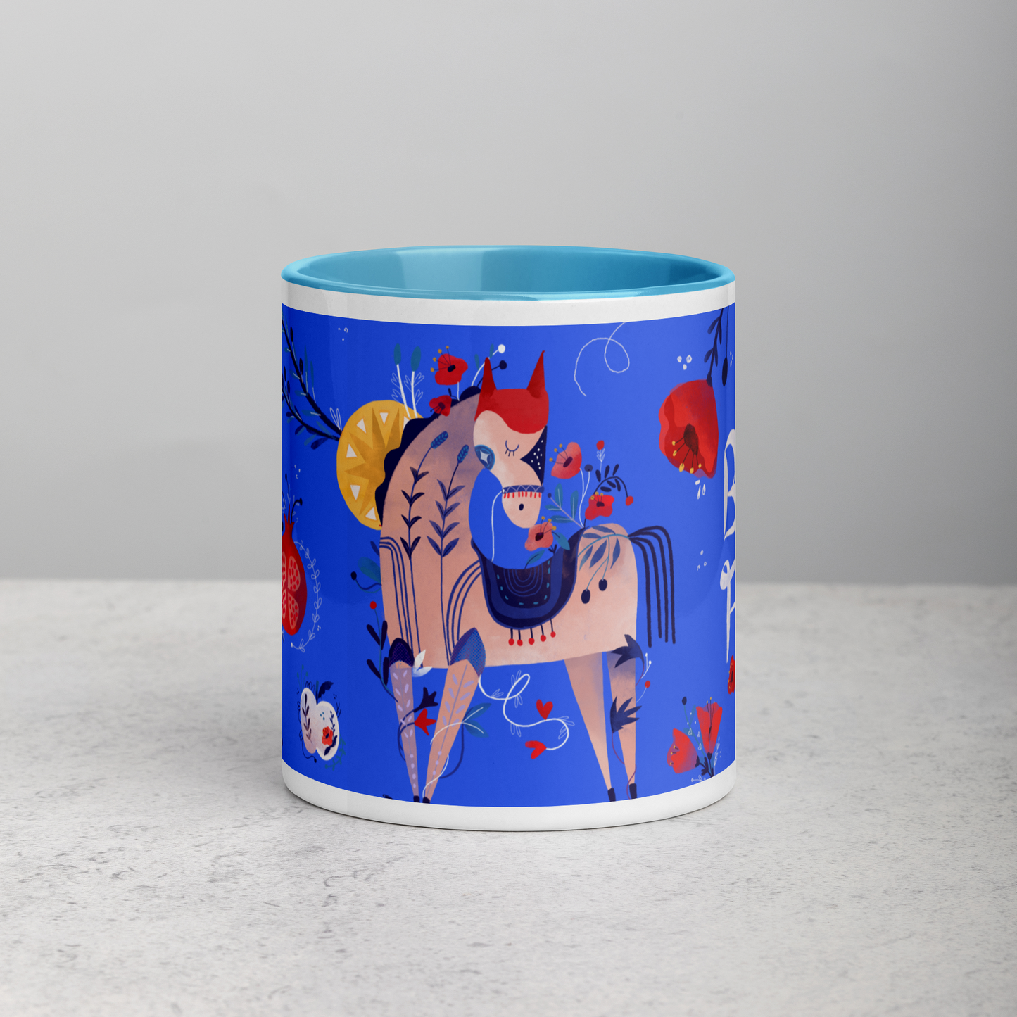 Born to Fly - Mug with Color Inside