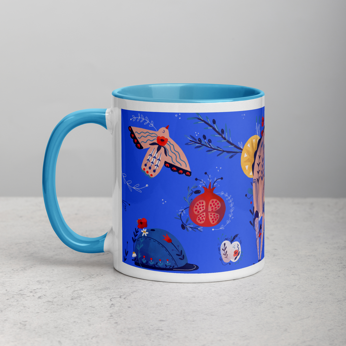 Born to Fly - Mug with Color Inside