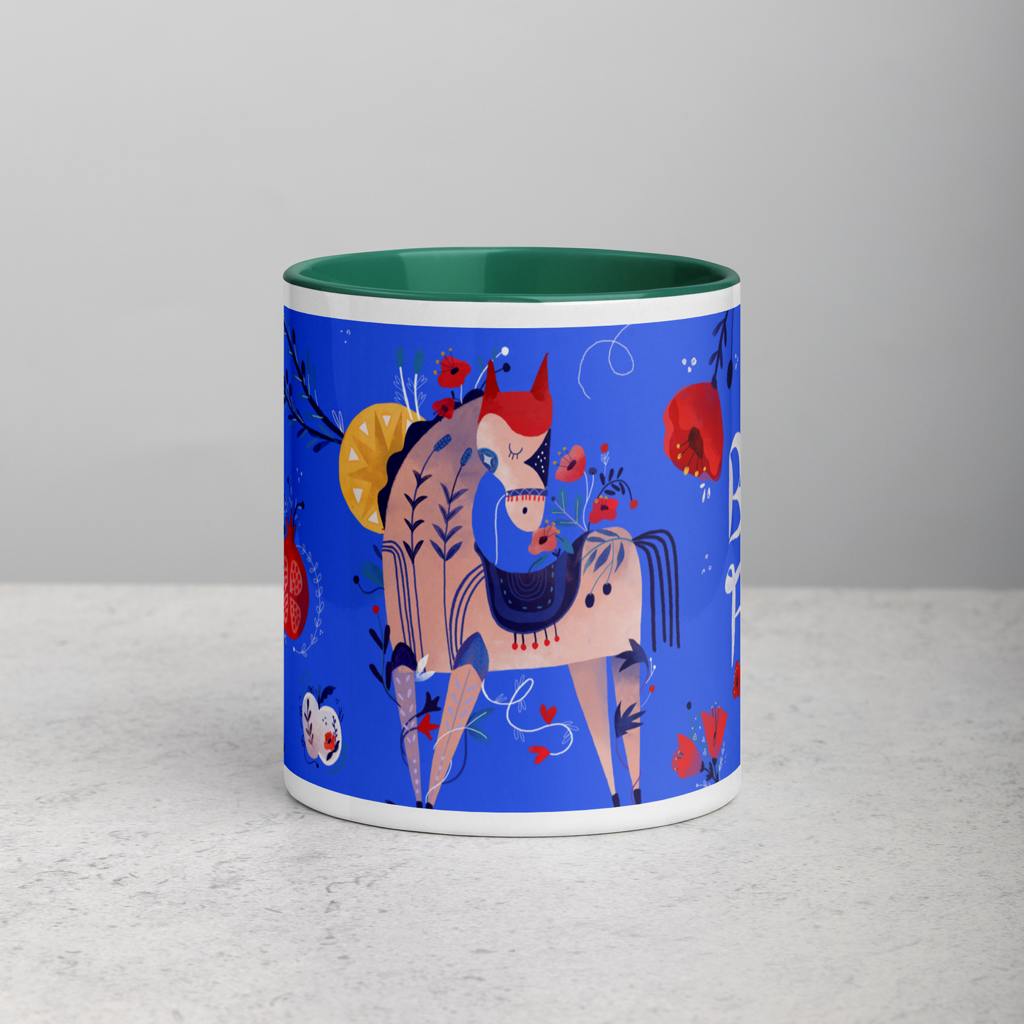 Born to Fly - Mug with Color Inside