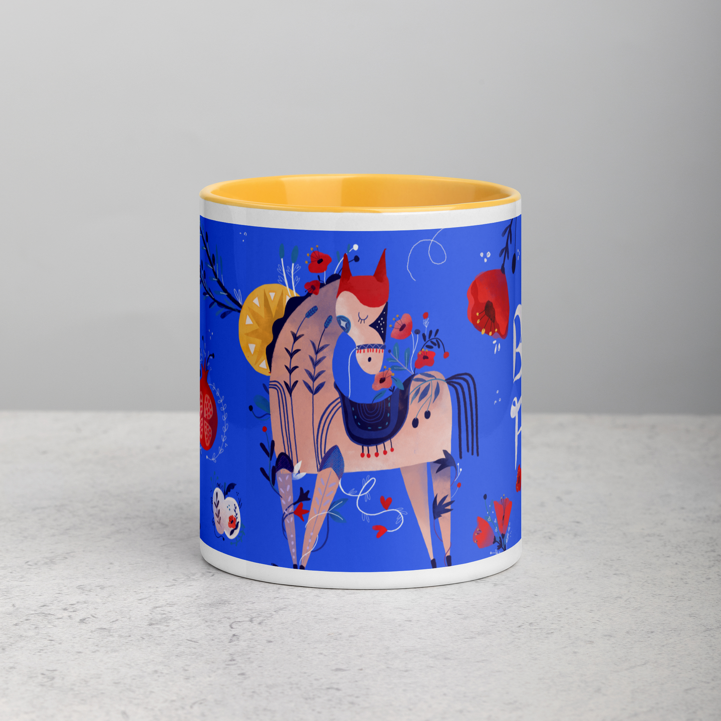 Born to Fly - Mug with Color Inside