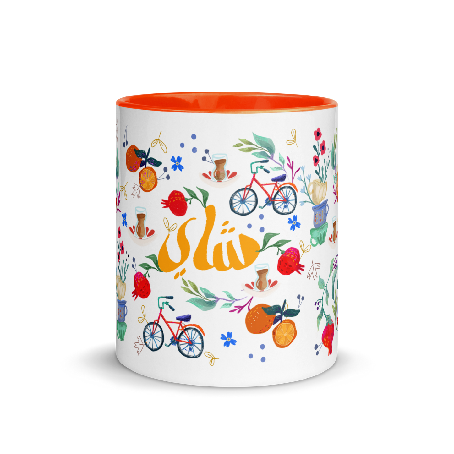 tea time! Mug with Color Inside