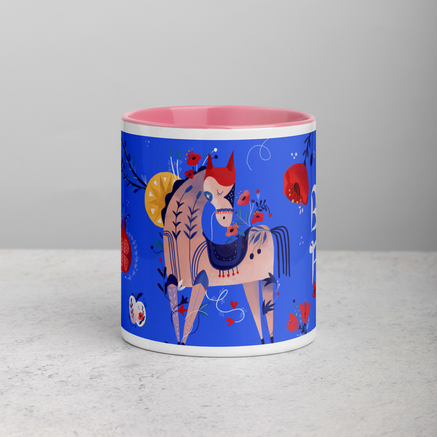 Born to Fly - Mug with Color Inside