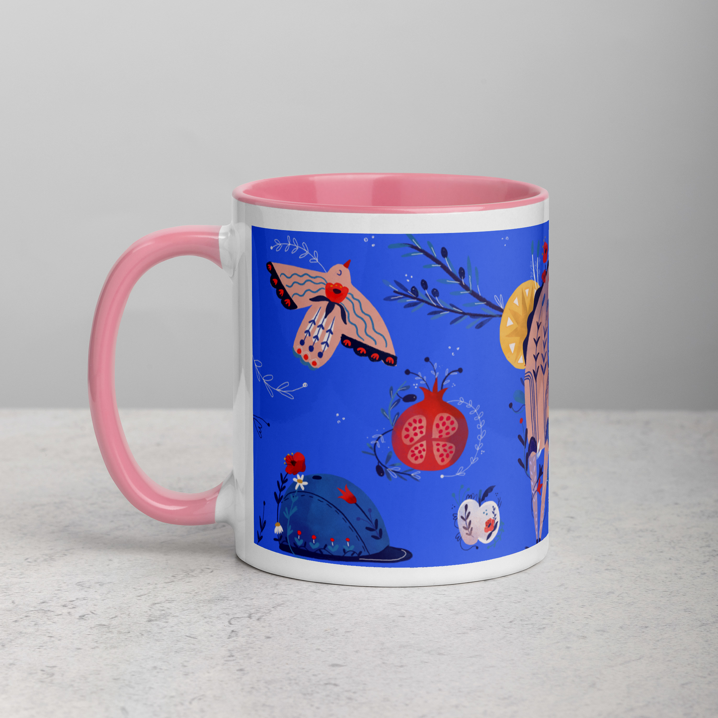 Born to Fly - Mug with Color Inside