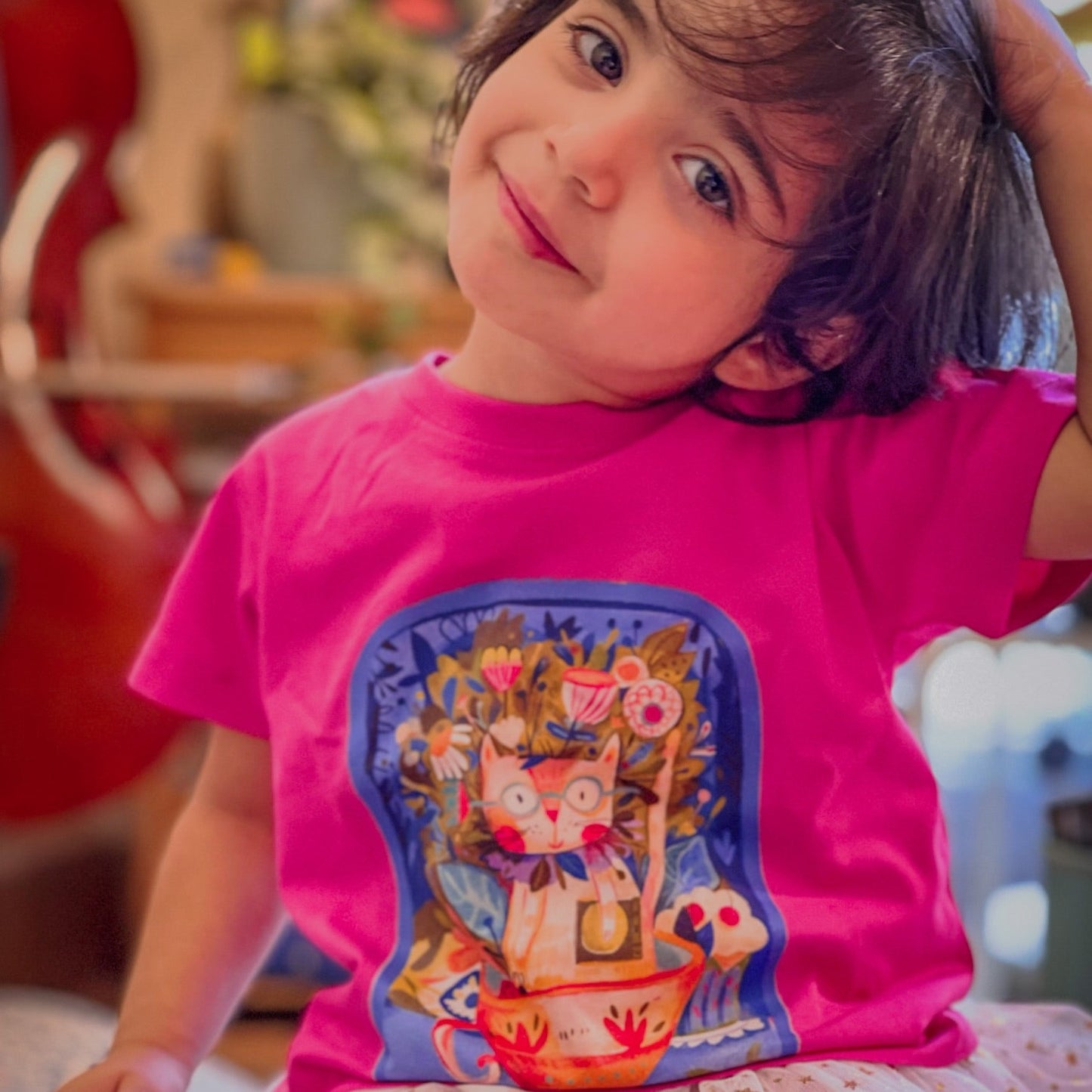 A Cup Of Meow - Toddler Short Sleeve Tee
