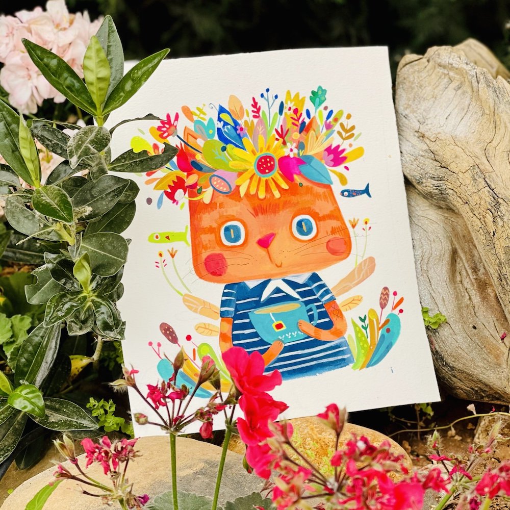 Frida Katto - Kids' Short Sleeve T-Shirt