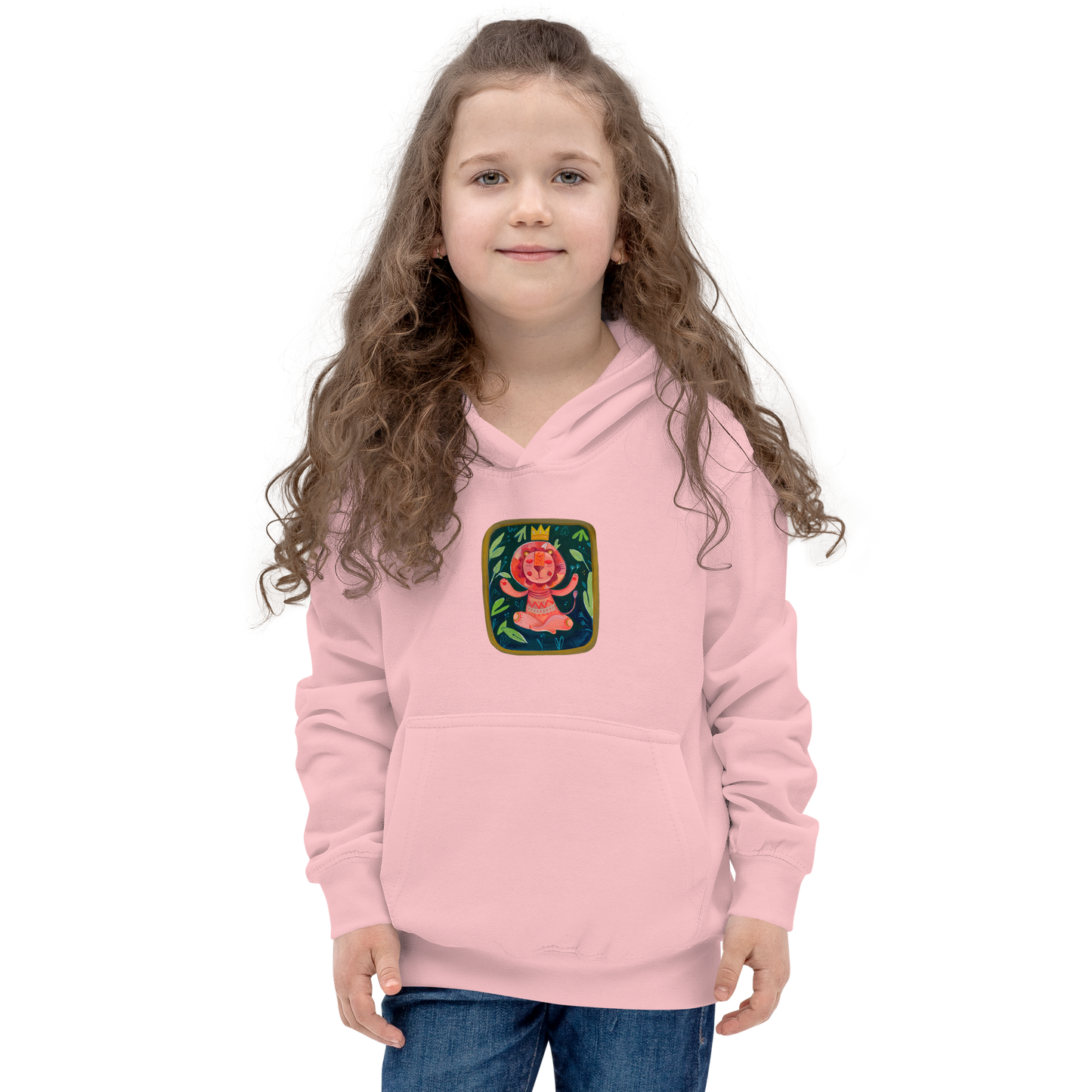 Om the Zen Lion - Kids Hoodie