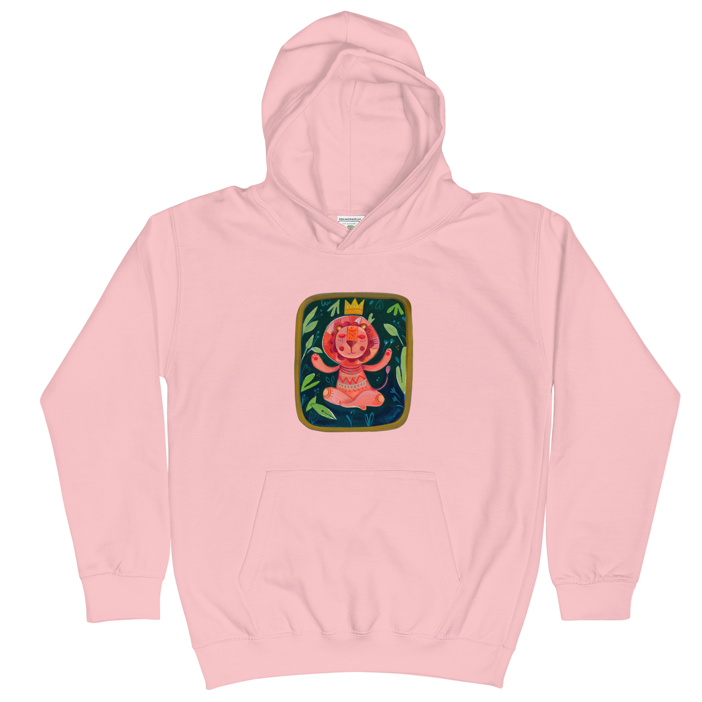 Om the Zen Lion - Kids Hoodie