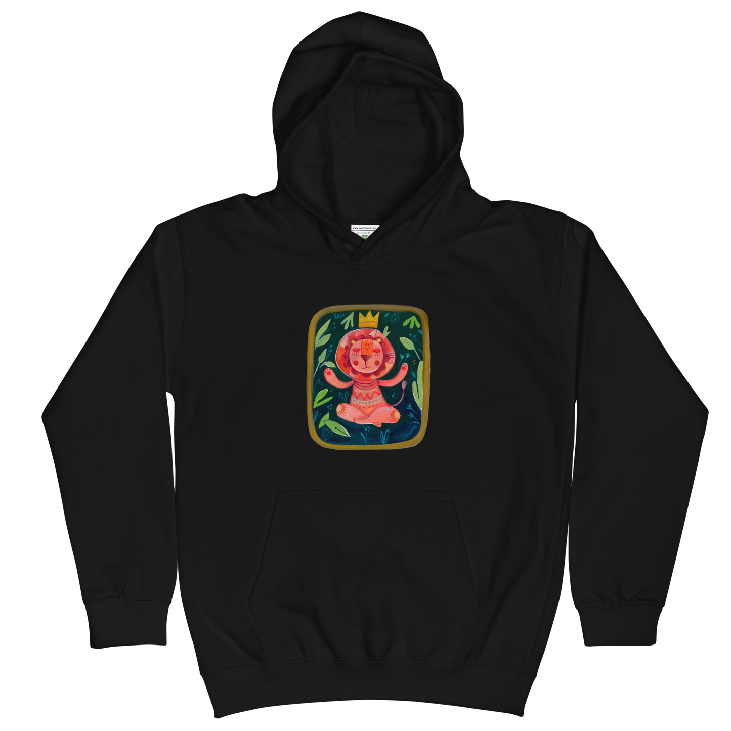 Om the Zen Lion - Kids Hoodie