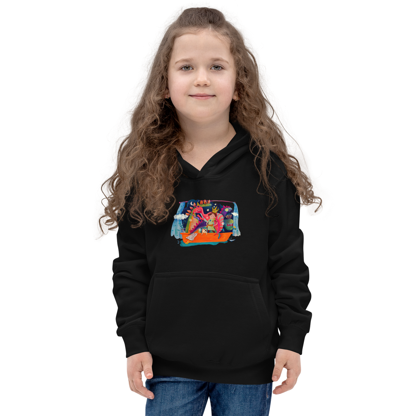 Dino King - Kids Hoodie