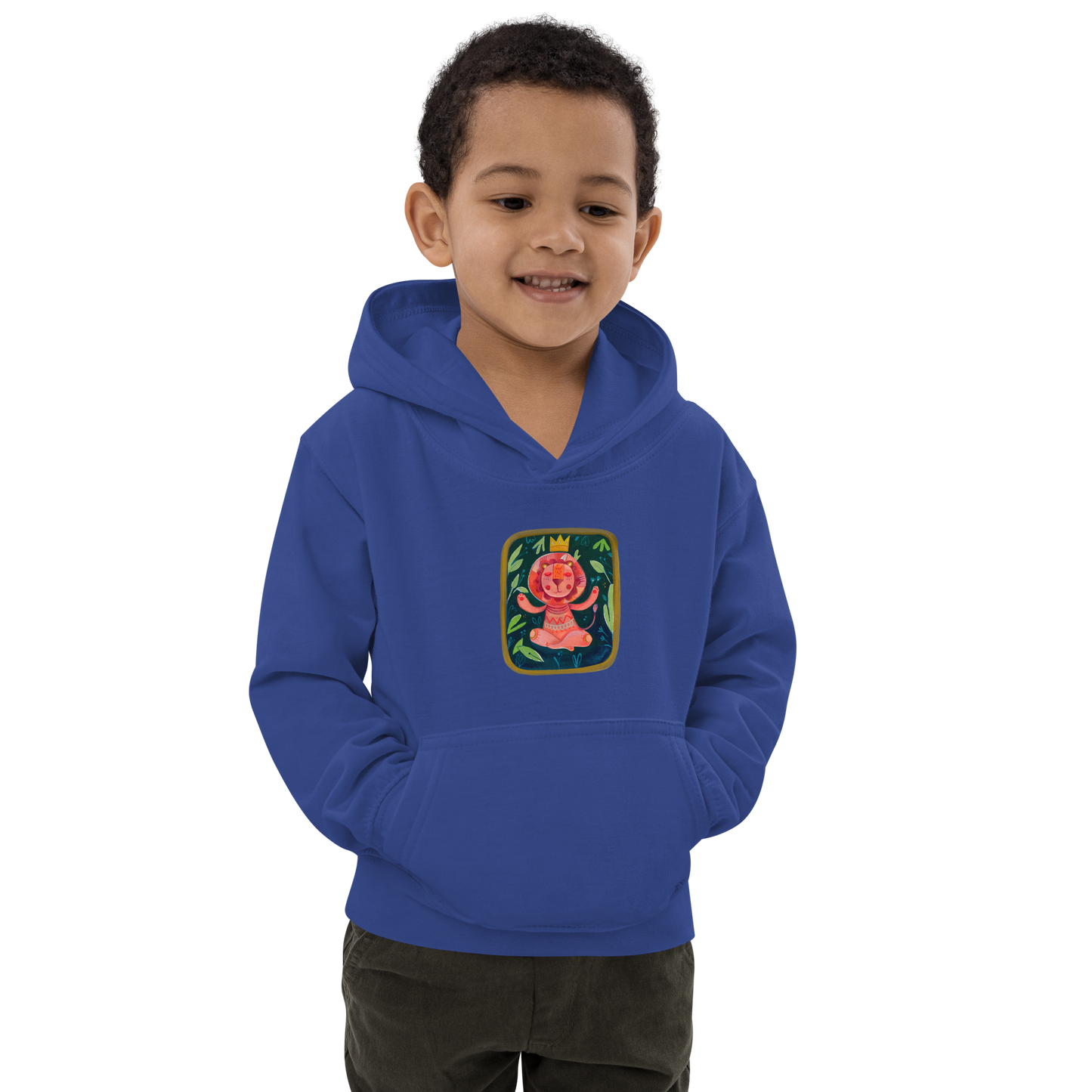 Om the Zen Lion - Kids Hoodie