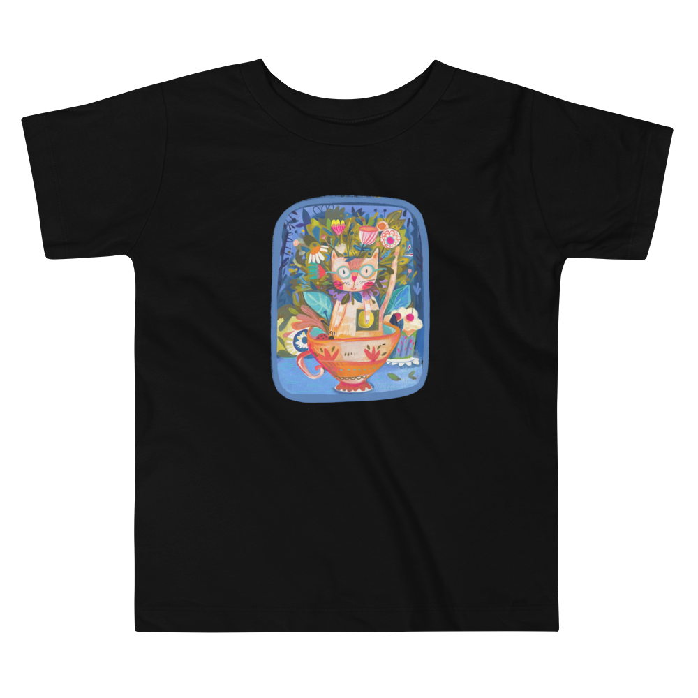 A Cup Of Meow - Toddler Short Sleeve Tee