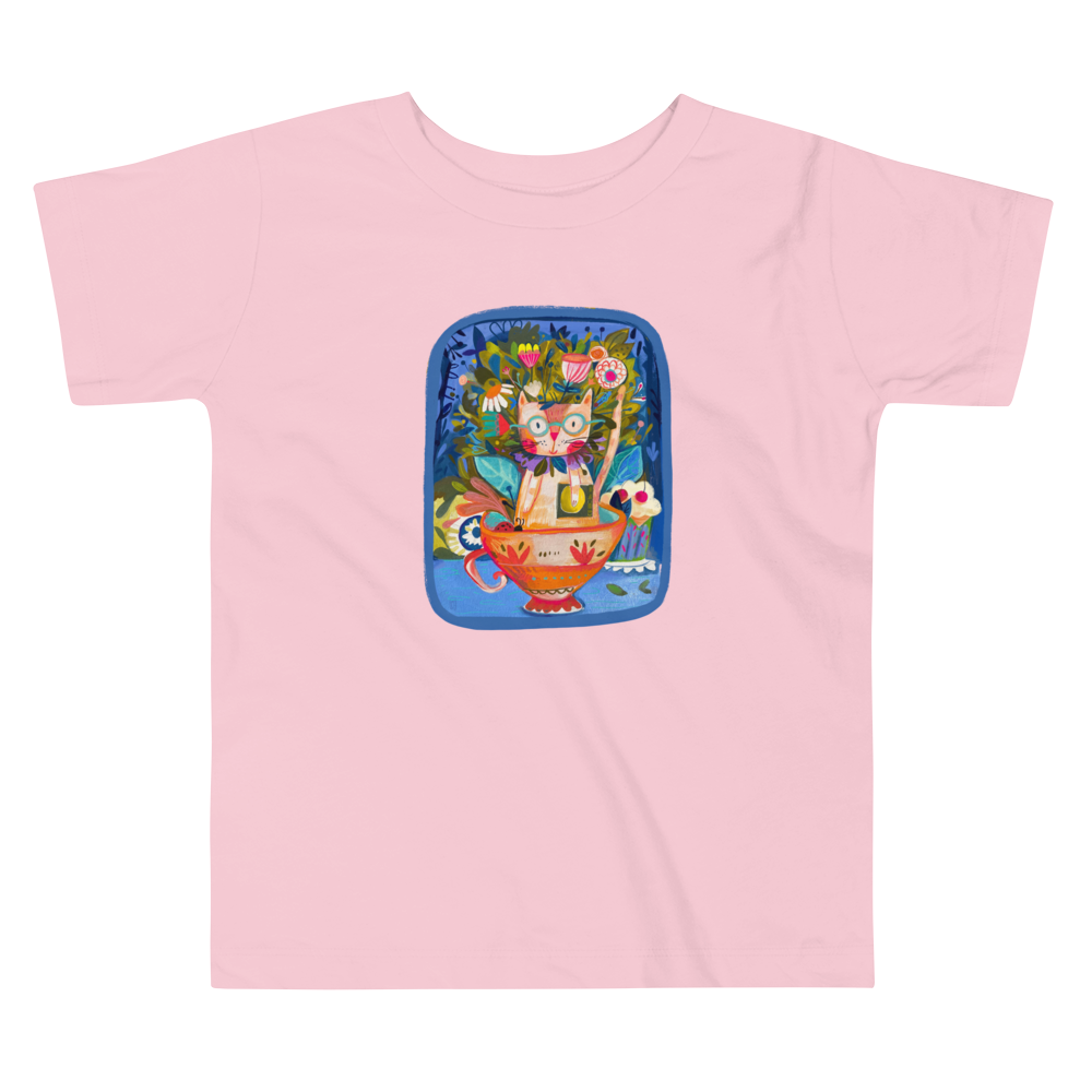 A Cup Of Meow - Toddler Short Sleeve Tee
