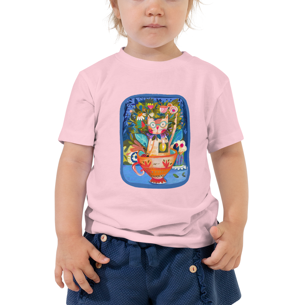 A Cup Of Meow - Toddler Short Sleeve Tee