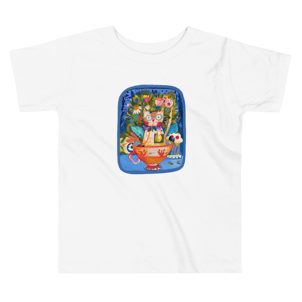 A Cup Of Meow - Toddler Short Sleeve Tee