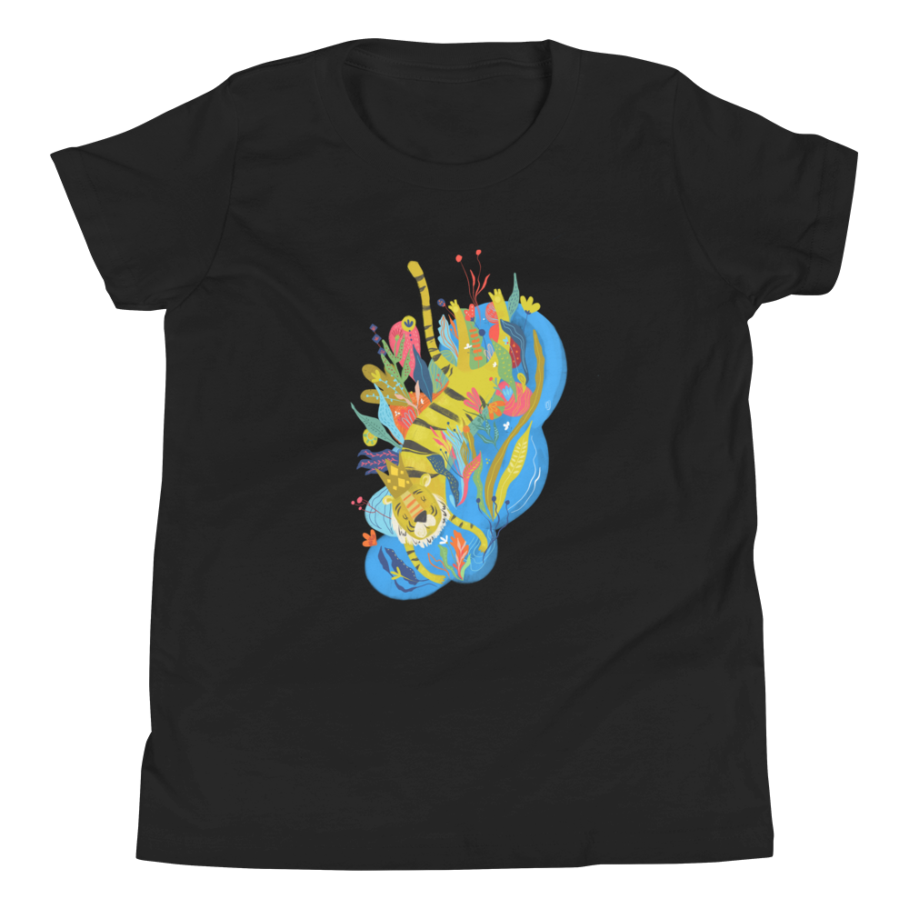 Tigros the Boss - Kids' Short Sleeve T-Shirt