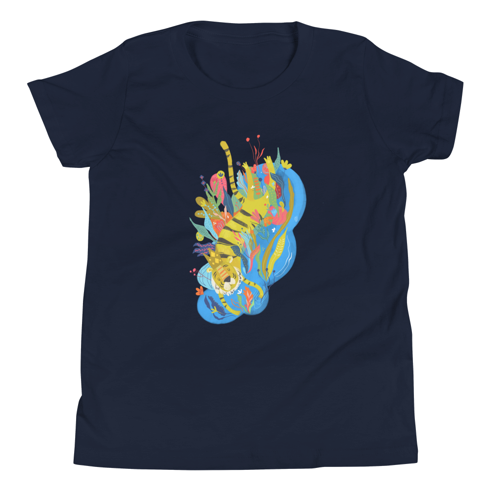 Tigros the Boss - Kids' Short Sleeve T-Shirt
