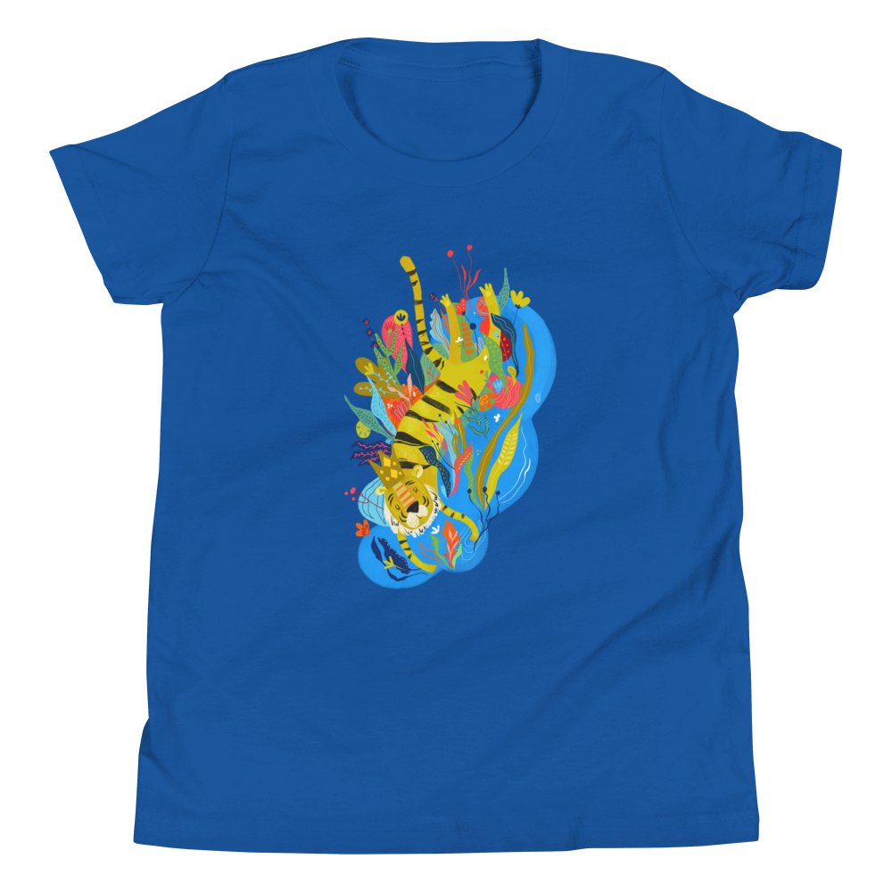 Tigros the Boss - Kids' Short Sleeve T-Shirt
