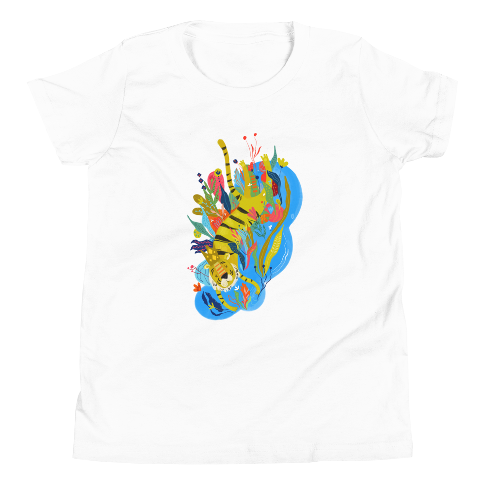 Tigros the Boss - Kids' Short Sleeve T-Shirt