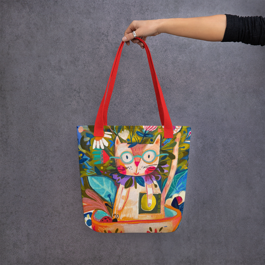 A cup of Meow - Tote bag