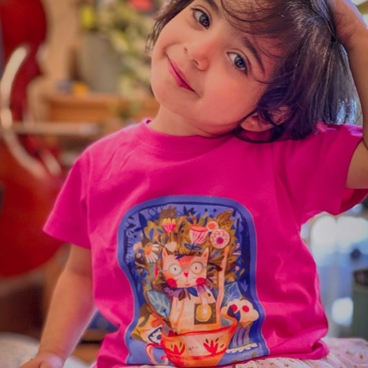 A Cup Of Meow - Toddler Short Sleeve Tee