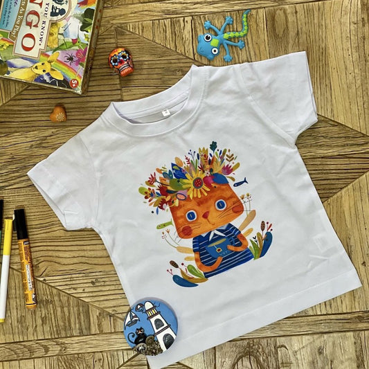Frida Katto - Kids' Short Sleeve T-Shirt