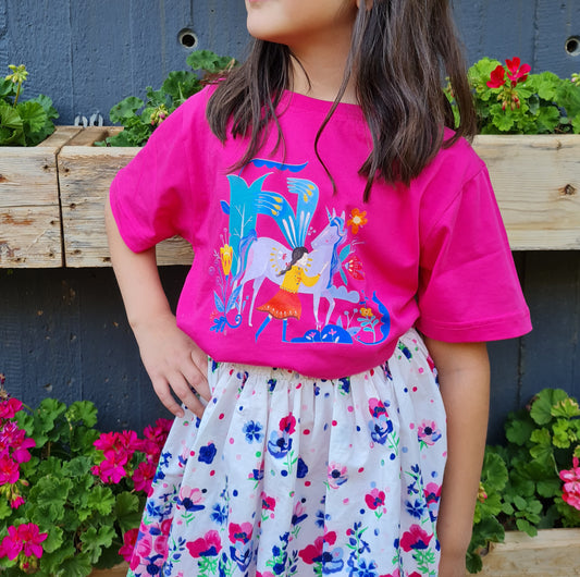 A Unicorn Dream - Kids' Short Sleeve T-Shirt