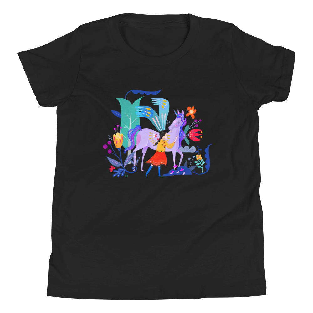 A Unicorn Dream - Kids' Short Sleeve T-Shirt